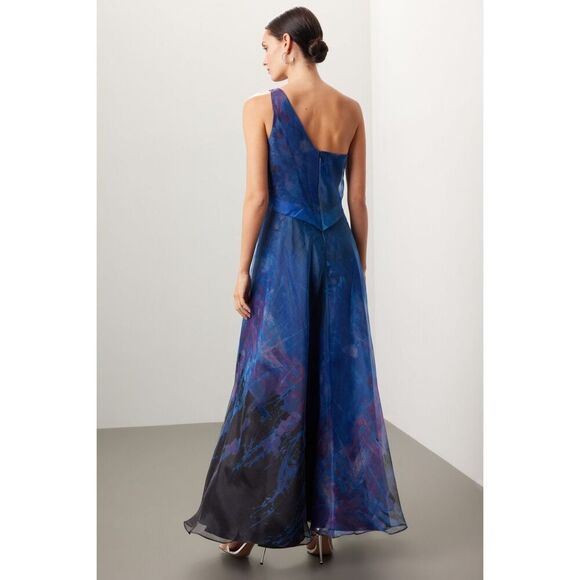 Rene Ruiz Collection Blue Organza Gown 💚 - Picture 2 of 9